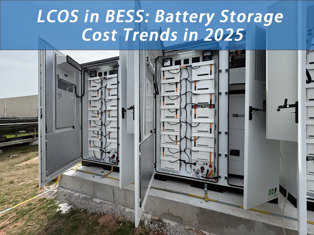 LCOS in BESS: Battery Storage Cost Trends in 2025