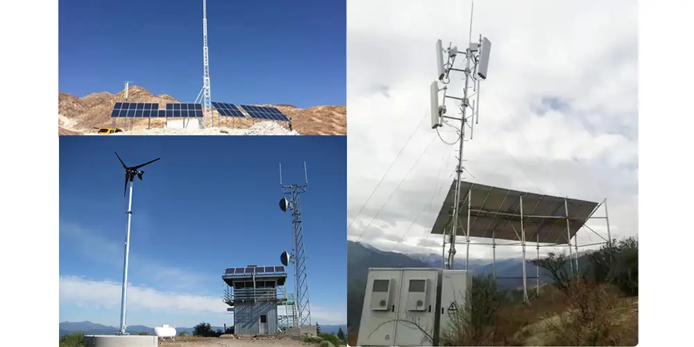 Telecom Tower Hybrid Power System Application Scenario Diagram