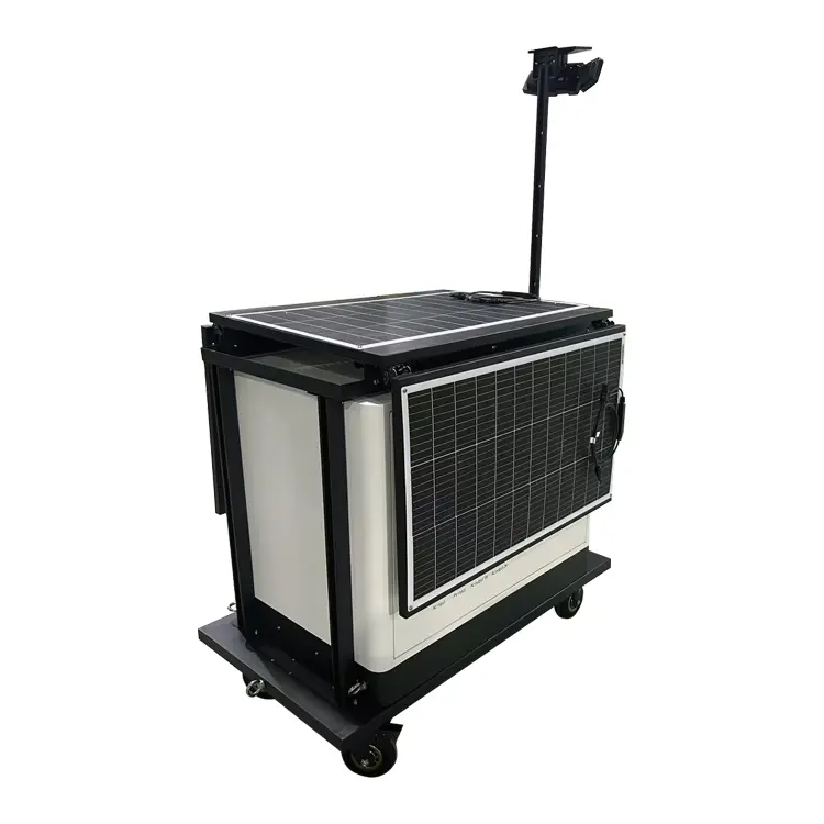 off-grid telecom power trailer