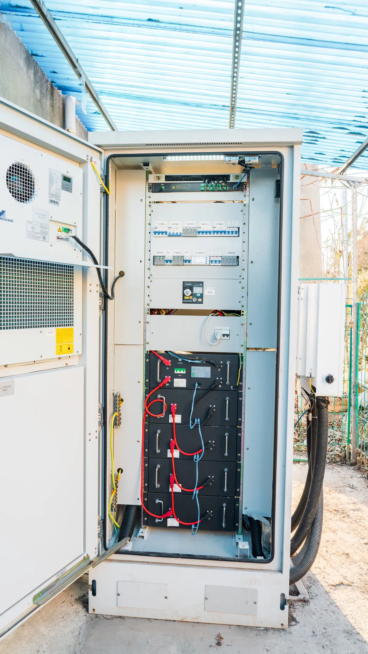 Energy cabinets for communication base stations